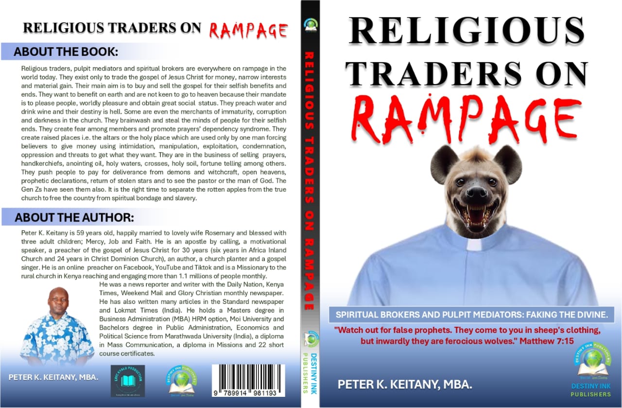 RELIGIOUS TRADERS ON RAMPAGE book by Peter Keitany